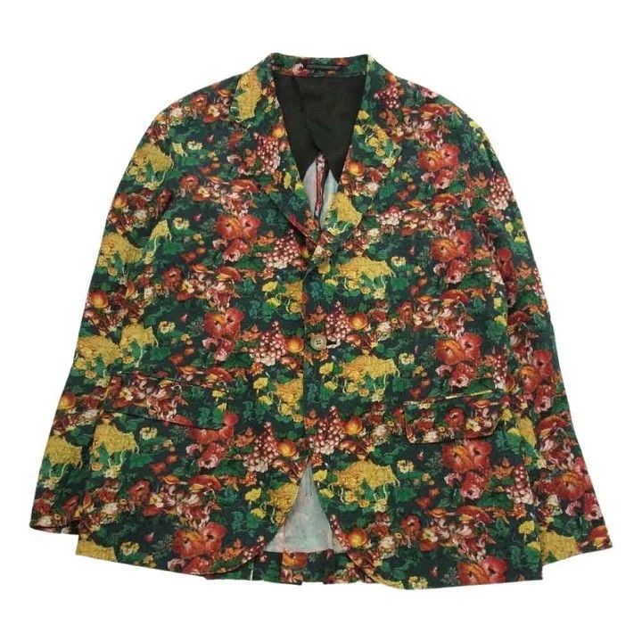 Yohji Yamamoto Yohji Yamamoto 2011Ss Floral Silk Suit Set - -DMC Size US L / EU 52-54 / 3 - 2 Thumbnail