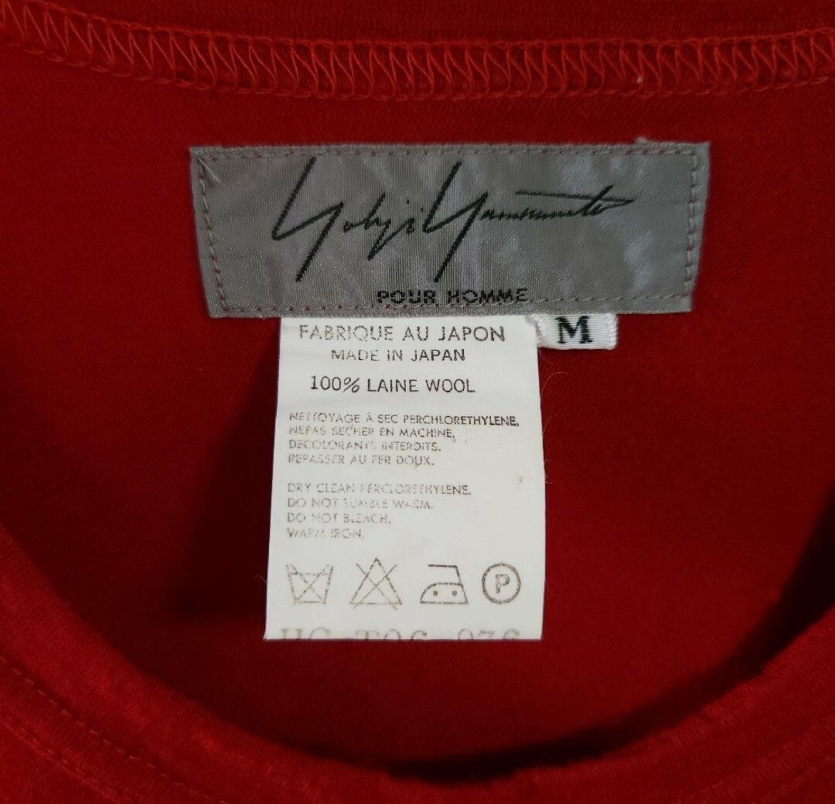 Yohji Yamamoto Yohji Yamamoto | 1996Aw Wool Long-Sleeved Knit Top -DMC Size US M / EU 48-50 / 2 - 5 Thumbnail