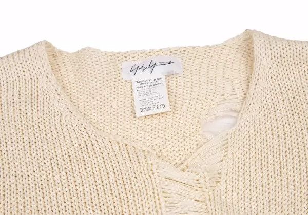 Yohji Yamamoto Yohji Yamamoto 1993Ss Destruction Processing Knitwear -DMC Size US M / EU 48-50 / 2 - 3 Thumbnail