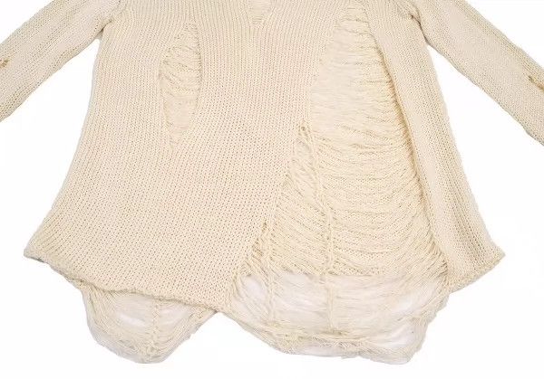 Yohji Yamamoto Yohji Yamamoto 1993Ss Destruction Processing Knitwear -DMC Size US M / EU 48-50 / 2 - 5 Thumbnail
