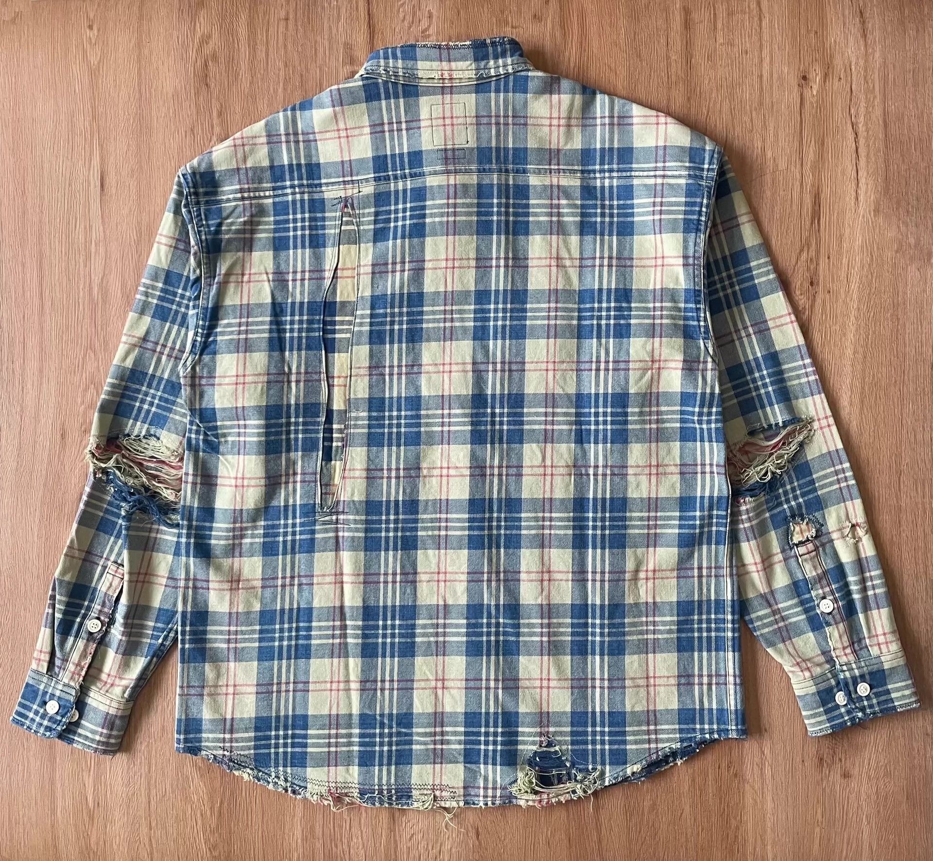 Visvim VISVIM 21aw LUMBER CHECK L/S CRASH SHIRT Size US M / EU 48-50 / 2 - 2 Thumbnail