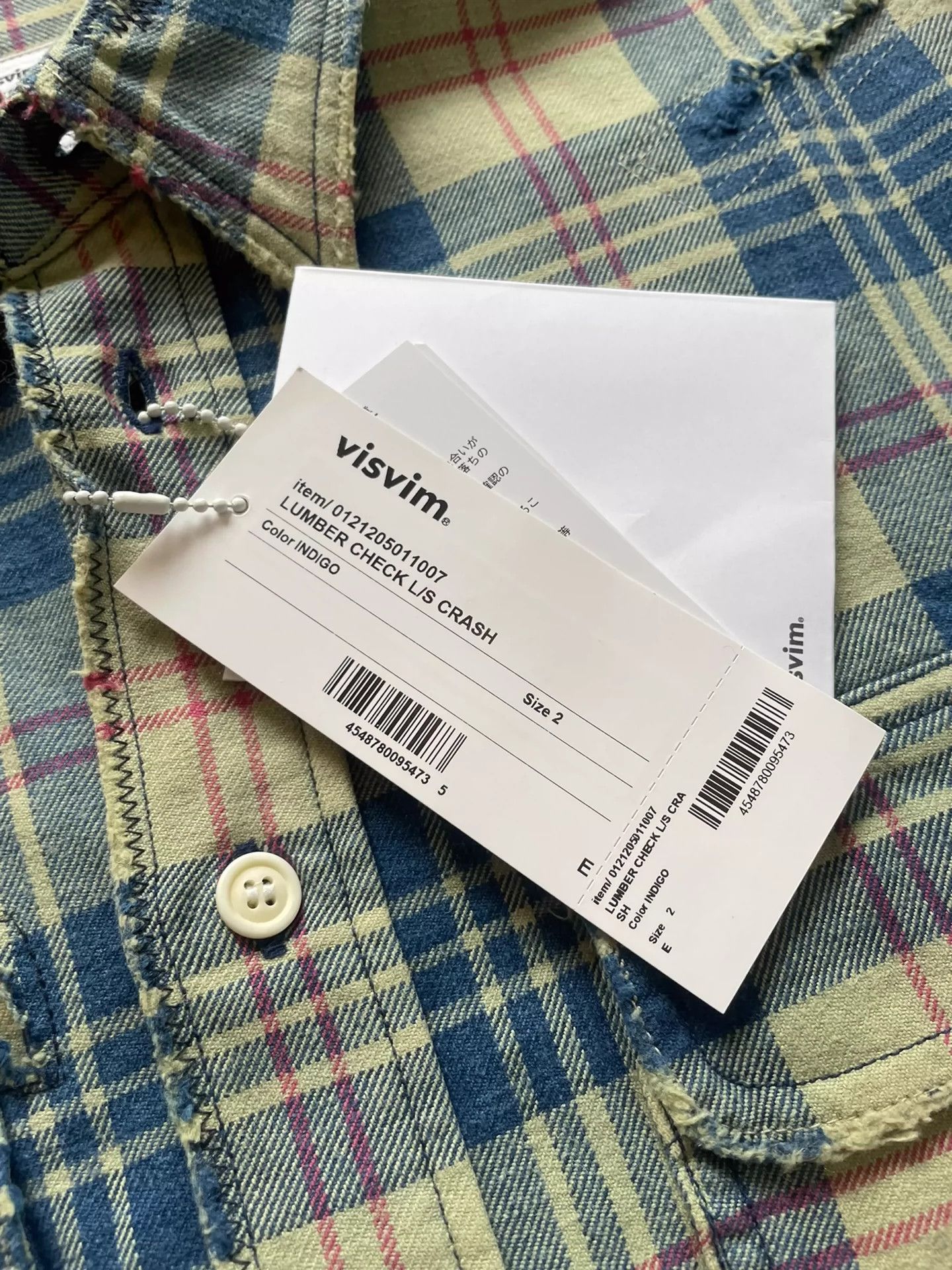 Visvim VISVIM 21aw LUMBER CHECK L/S CRASH SHIRT Size US M / EU 48-50 / 2 - 5 Thumbnail