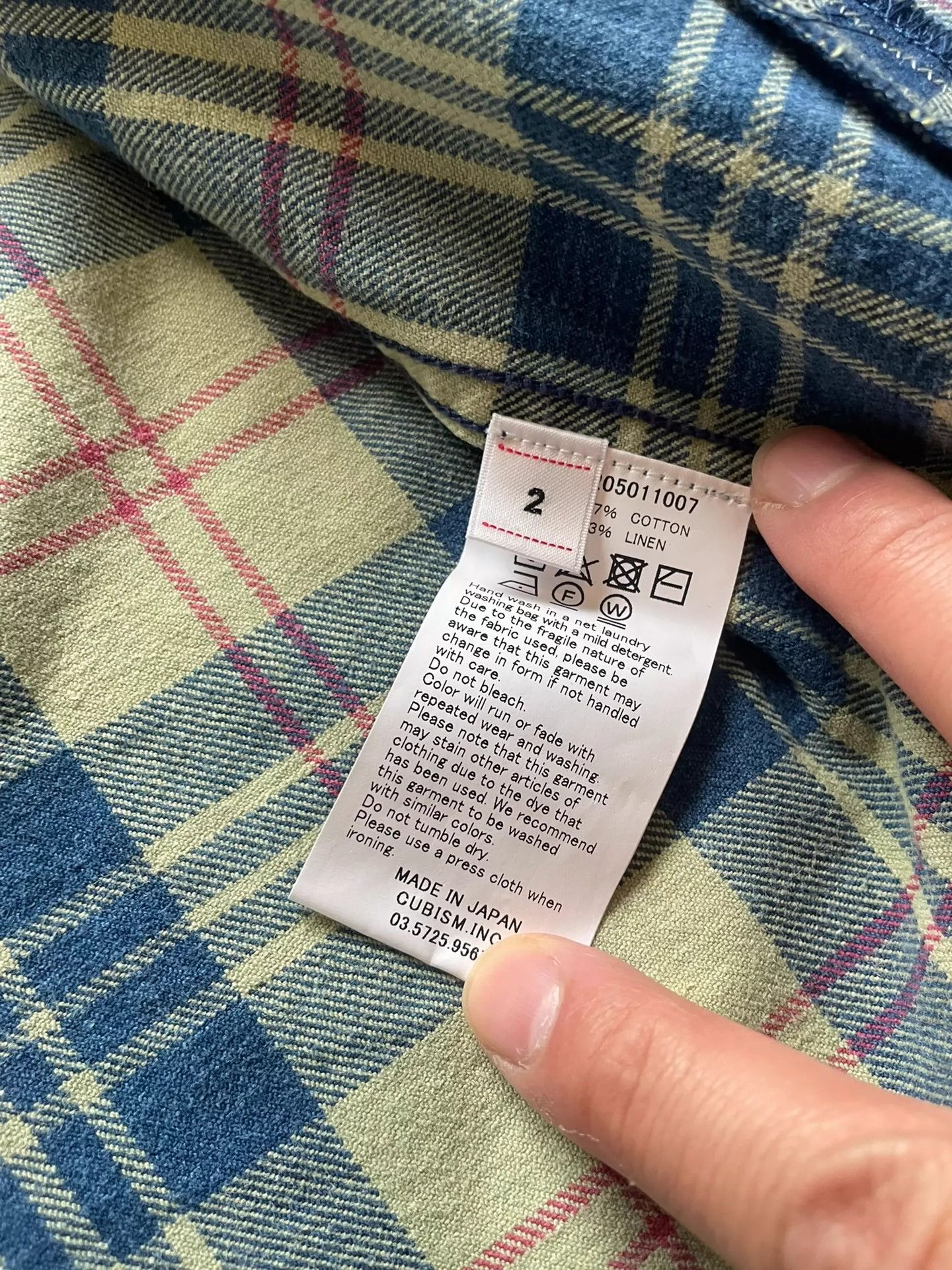 Visvim VISVIM 21aw LUMBER CHECK L/S CRASH SHIRT Size US M / EU 48-50 / 2 - 6 Thumbnail