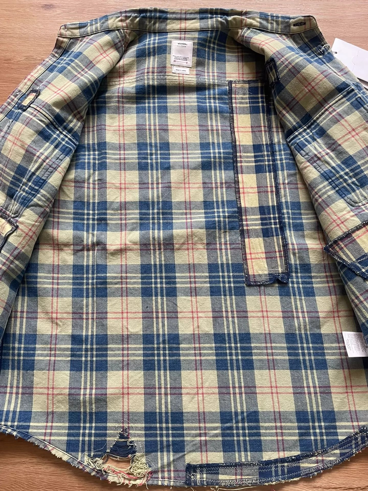 Visvim VISVIM 21aw LUMBER CHECK L/S CRASH SHIRT Size US M / EU 48-50 / 2 - 3 Thumbnail