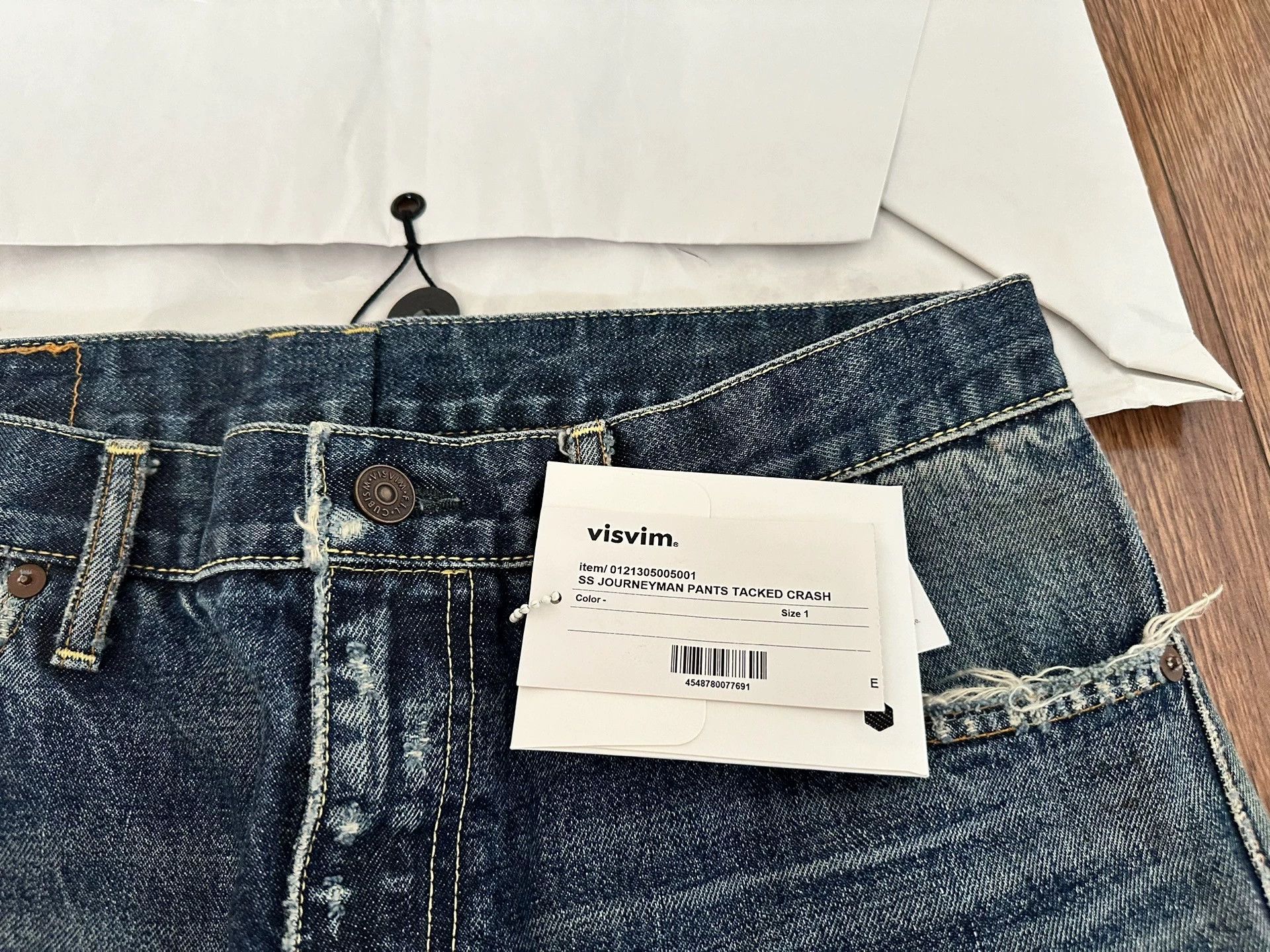 Visvim VISVIM 21SS SPOT JOURNEYMAN PANTS TACKED CRASH Size US 30 / EU 46 - 3 Thumbnail