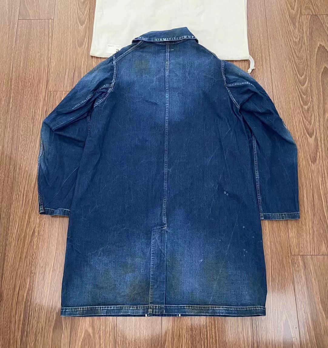Visvim VISVIM GREASE MONKEY COAT DRY DENIM 19SS Size US M / EU 48-50 / 2 - 2 Thumbnail