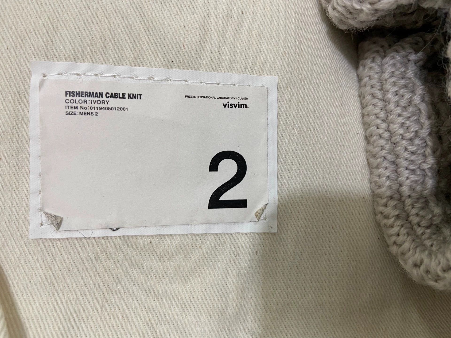 Visvim visvim 19aw fisherman camble knit Water drop sweater Size US M / EU 48-50 / 2 - 8 Thumbnail