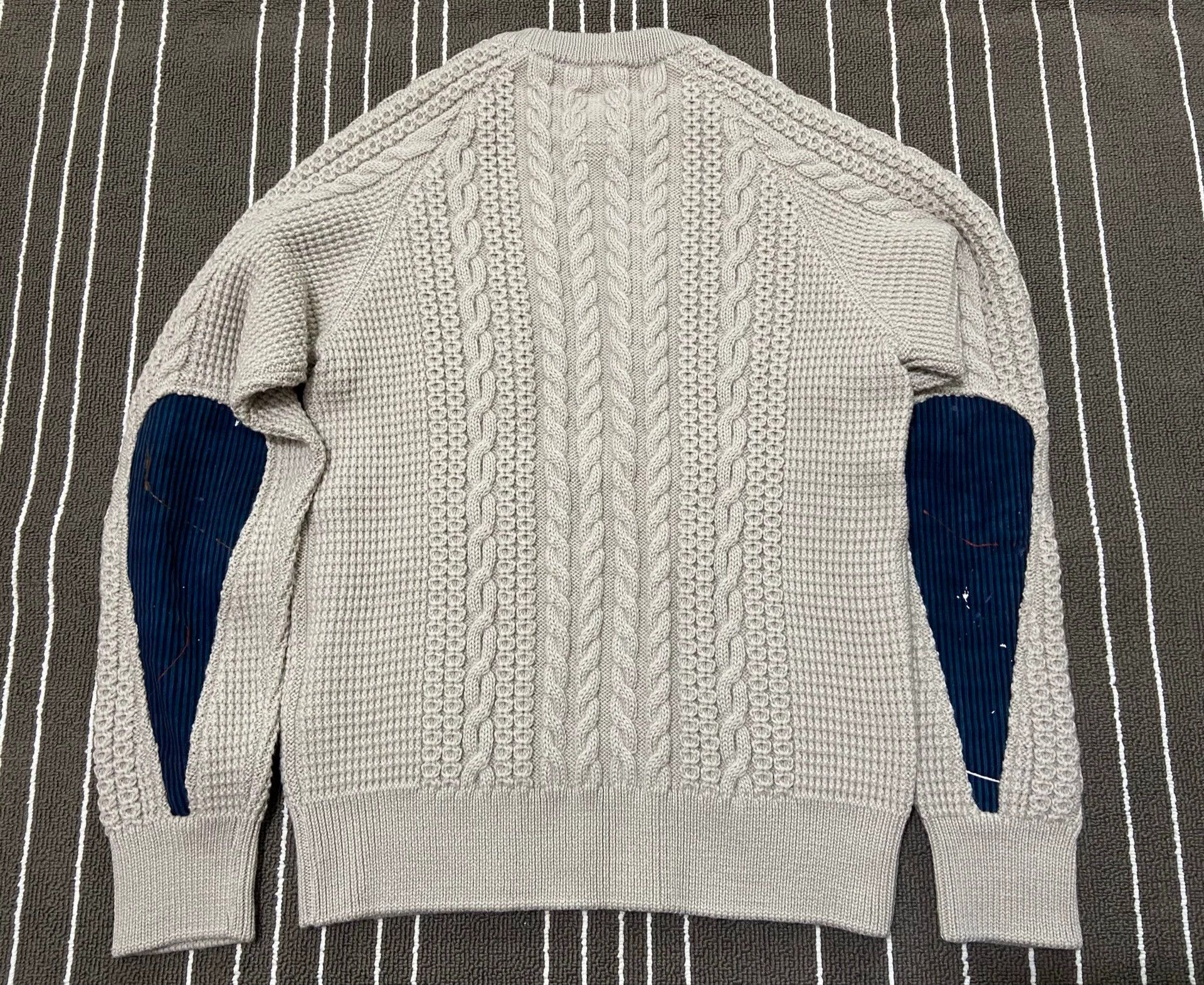 Visvim visvim 19aw fisherman camble knit Water drop sweater Size US M / EU 48-50 / 2 - 2 Thumbnail