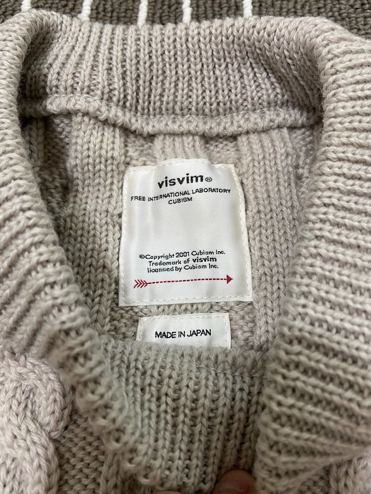 Visvim visvim 19aw fisherman camble knit Water drop sweater Size US M / EU 48-50 / 2 - 5 Thumbnail