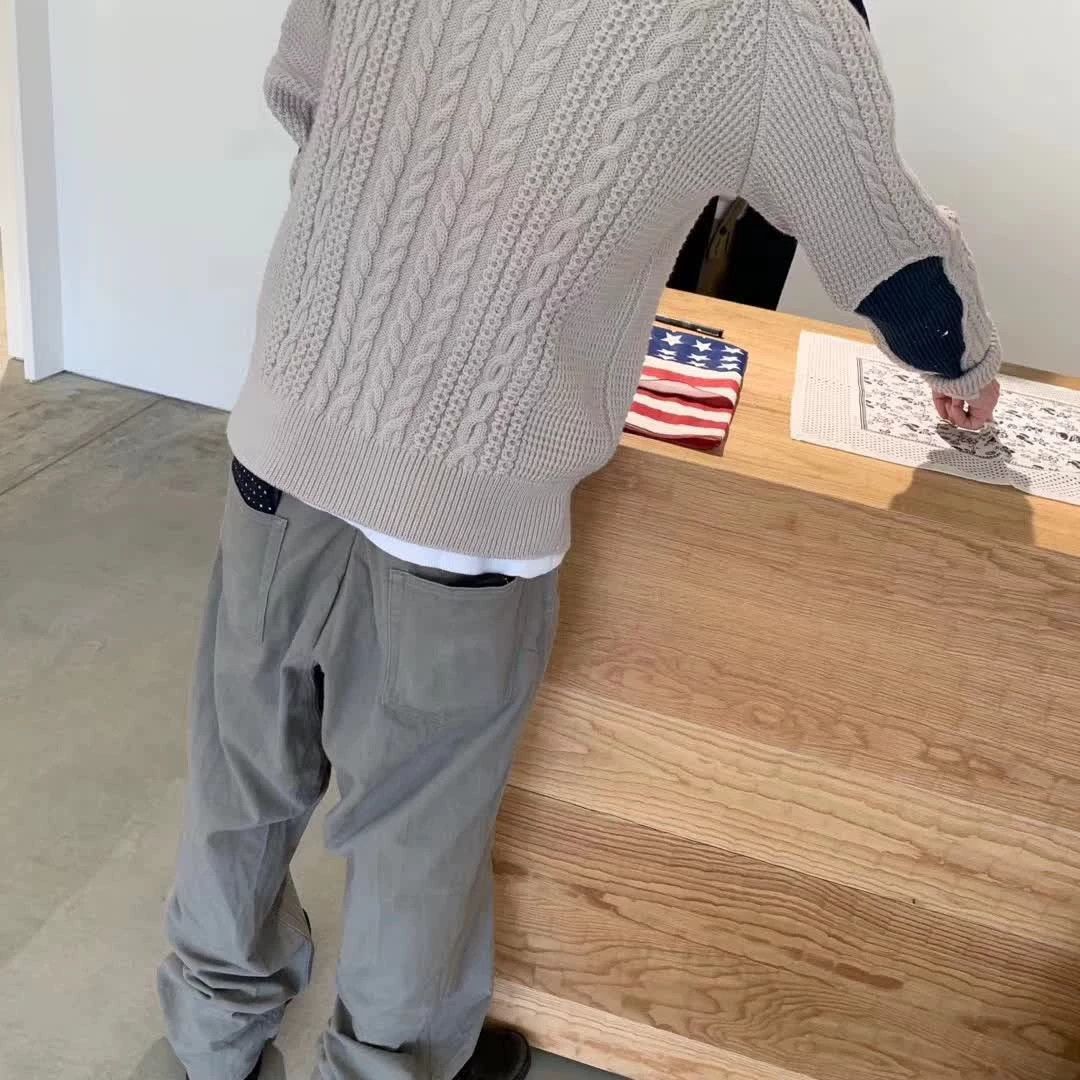 Visvim visvim 19aw fisherman camble knit Water drop sweater Size US M / EU 48-50 / 2 - 9 Thumbnail