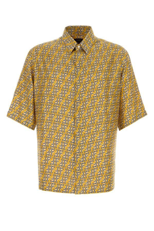 Fendi Printed Silk Shirt Size US M / EU 48-50 / 2 - 3 Thumbnail