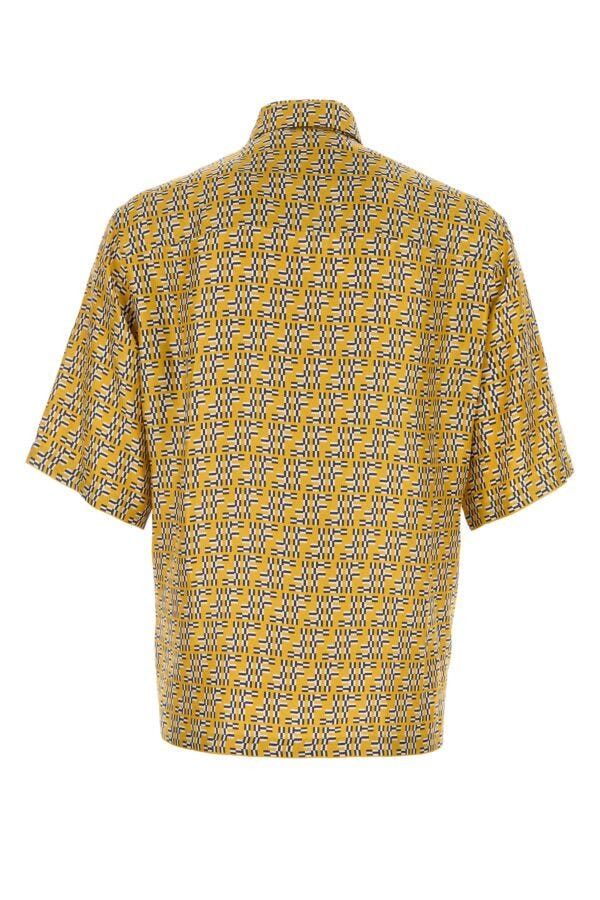 Fendi Printed Silk Shirt Size US M / EU 48-50 / 2 - 4 Thumbnail