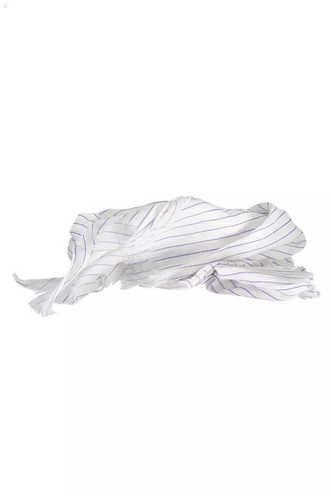 Gant White Cotton Men Men's Scarf Size ONE SIZE - 3 Thumbnail