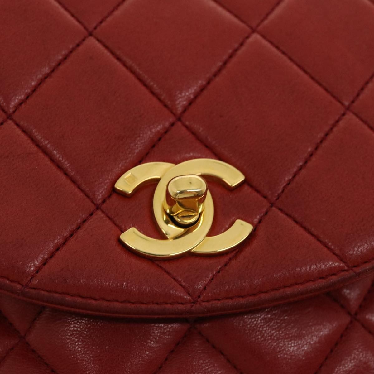 Chanel Duma Red Leather Backpack Bag (Pre-Owned) Size ONE SIZE - 10 Thumbnail