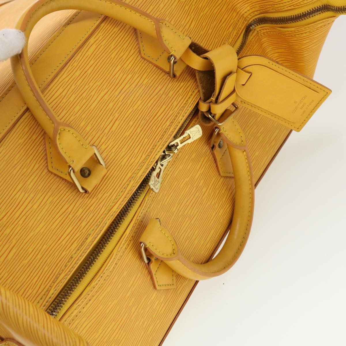 Louis Vuitton Boston Yellow Leather Travel Bag (Pre-Owned) Size ONE SIZE - 4 Thumbnail