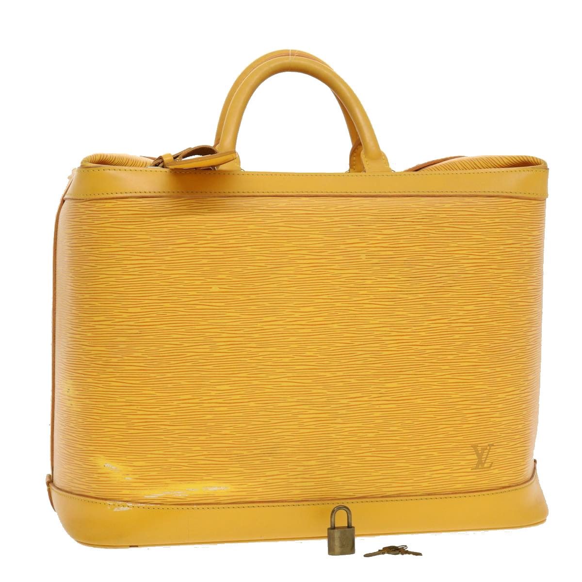 Louis Vuitton Boston Yellow Leather Travel Bag (Pre-Owned) Size ONE SIZE - 11 Thumbnail