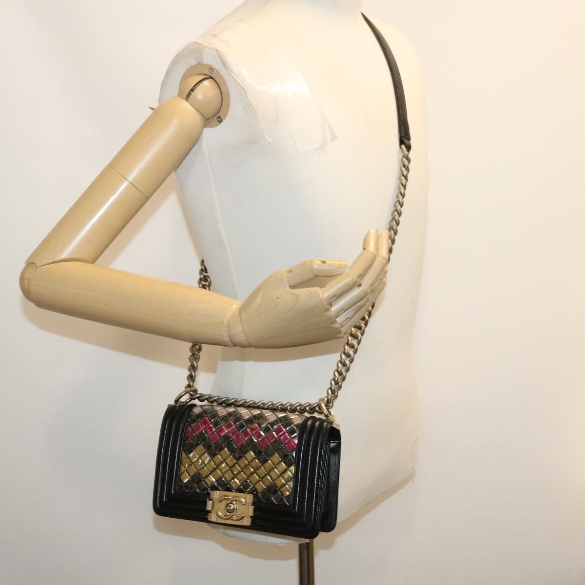 Chanel Boy Multicolour Leather Shoulder Bag (Pre-Owned) Size ONE SIZE - 7 Thumbnail