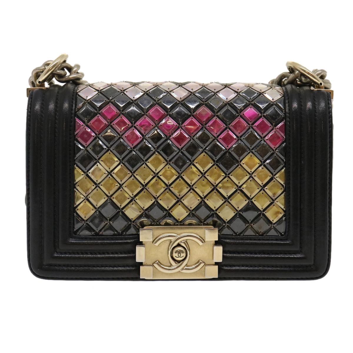 Chanel Boy Multicolour Leather Shoulder Bag (Pre-Owned) Size ONE SIZE - 9 Thumbnail