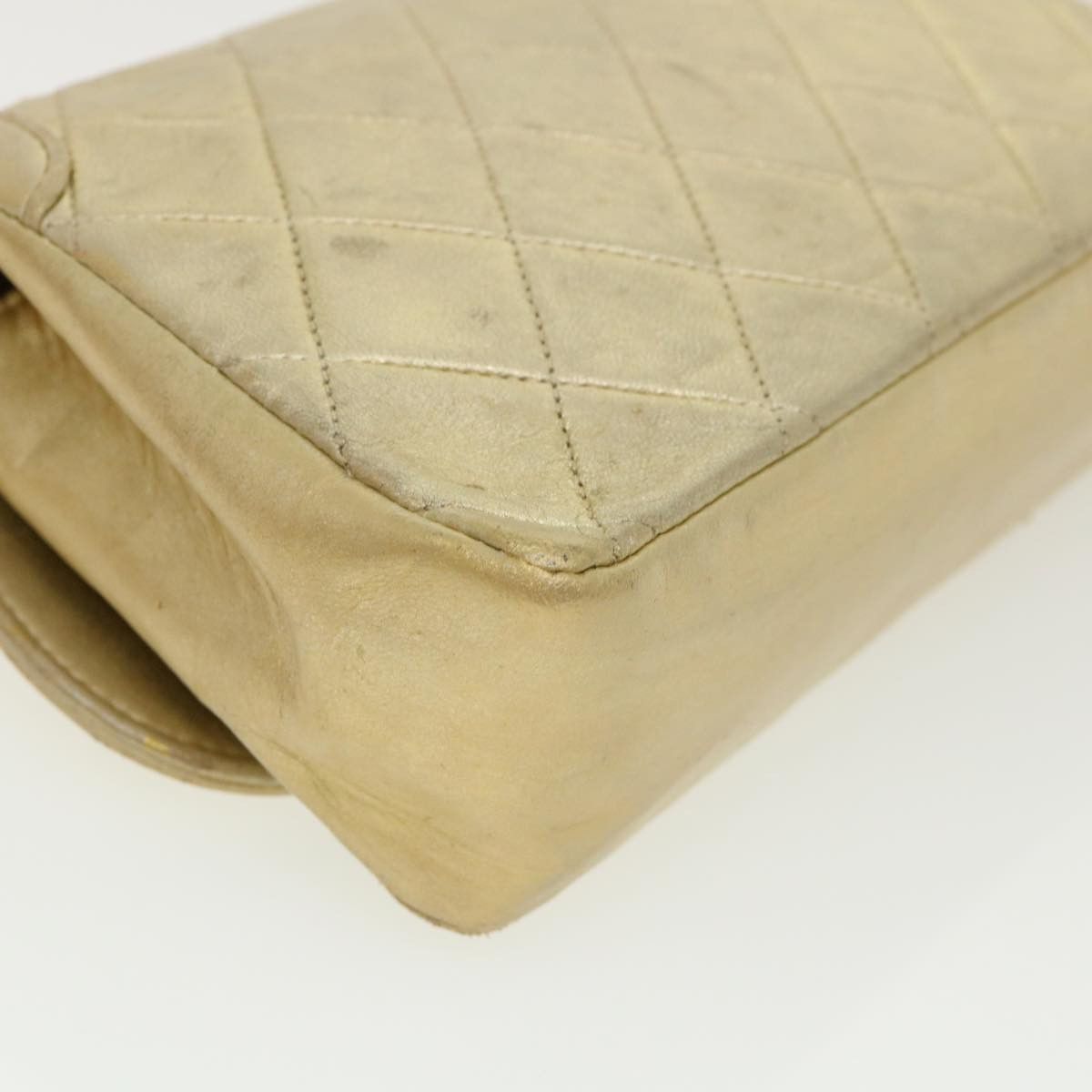 Chanel Gold Leather Shoulder Bag (Pre-Owned) Size ONE SIZE - 6 Thumbnail