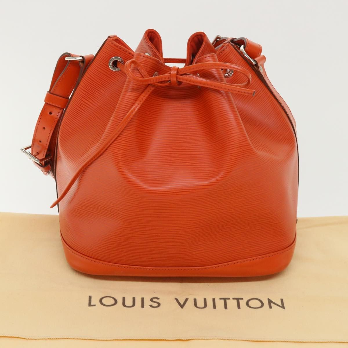 Louis Vuitton Petit Noé Orange Leather Shoulder Bag (Pre-Owned) Size ONE SIZE - 8 Thumbnail