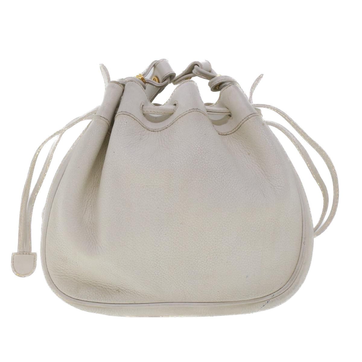Gucci White Leather Shoulder Bag (Pre-Owned) Size ONE SIZE - 2 Thumbnail