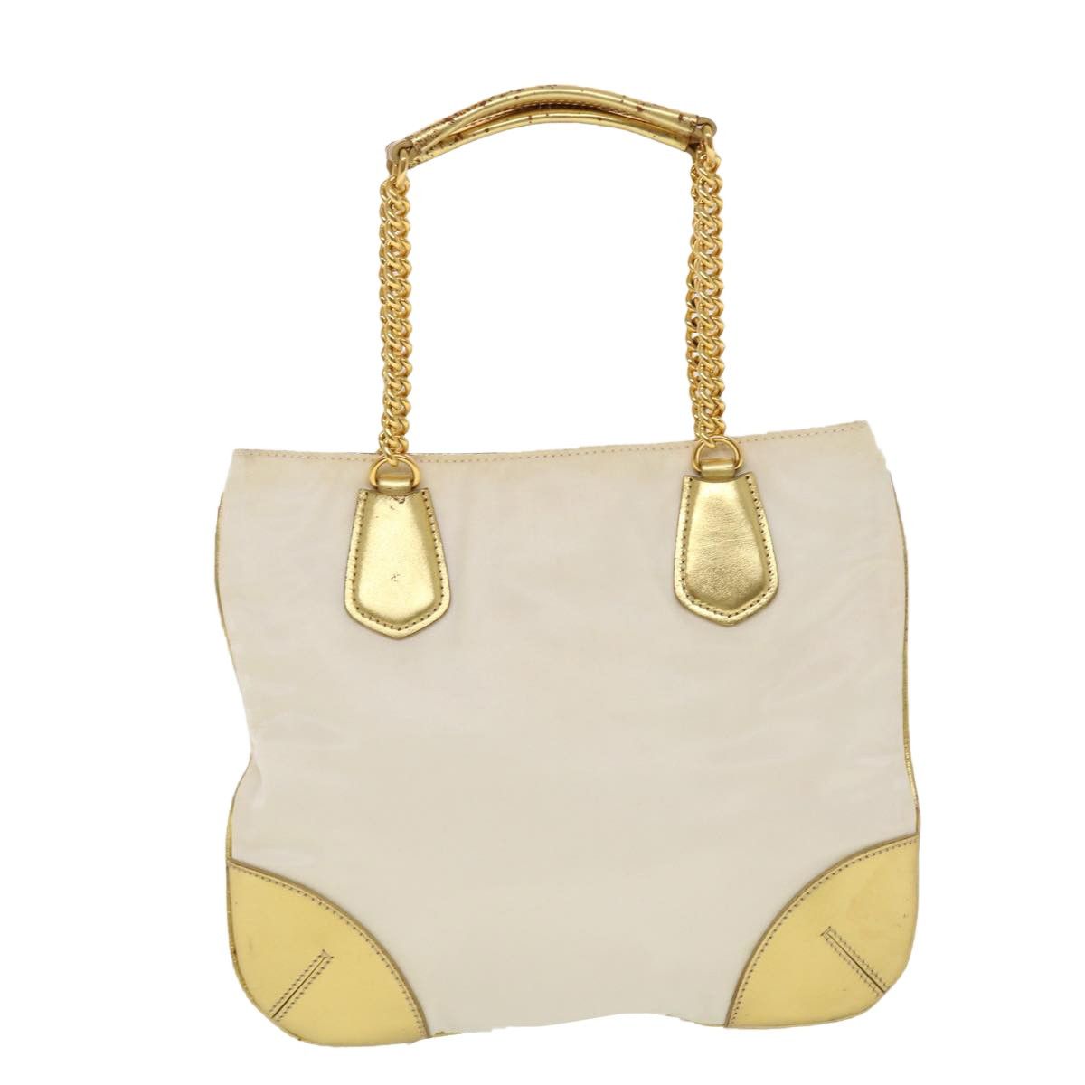 Prada Gold Synthetic Shoulder Bag (Pre-Owned) Size ONE SIZE - 2 Thumbnail