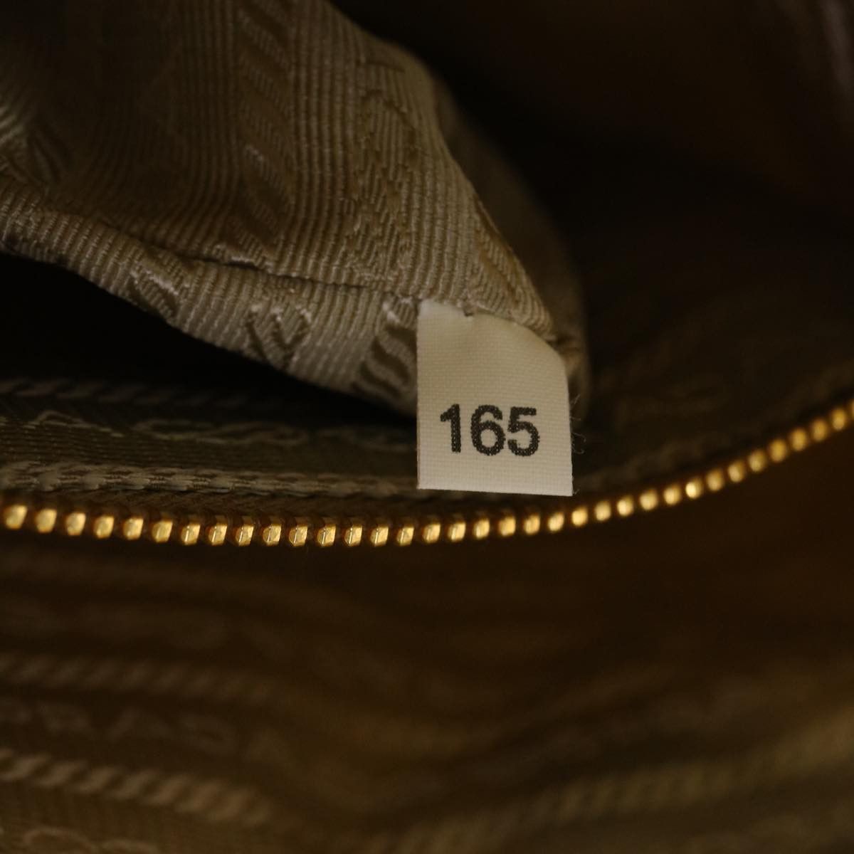 Prada Gold Synthetic Shoulder Bag (Pre-Owned) Size ONE SIZE - 6 Thumbnail