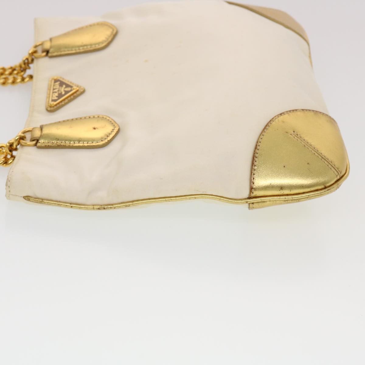 Prada Gold Synthetic Shoulder Bag (Pre-Owned) Size ONE SIZE - 9 Thumbnail