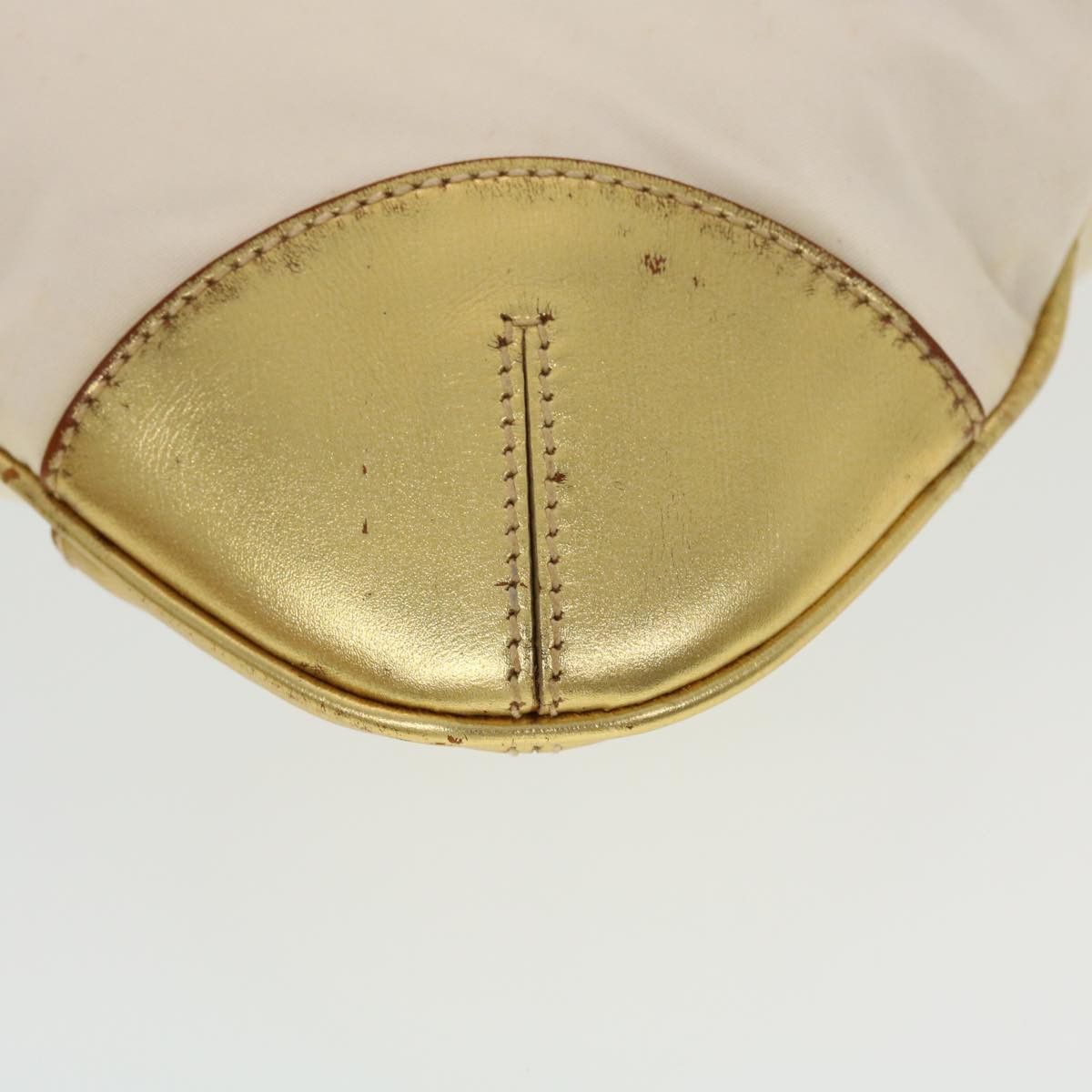Prada Gold Synthetic Shoulder Bag (Pre-Owned) Size ONE SIZE - 12 Thumbnail