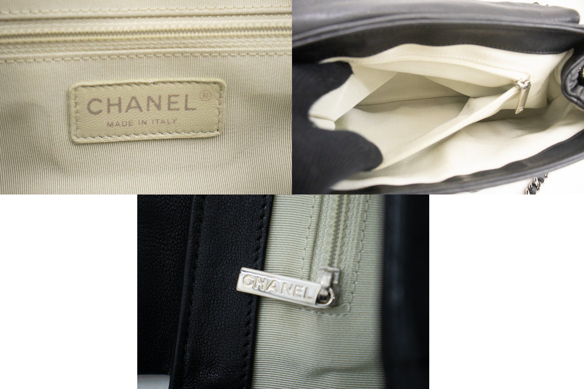 Chanel Chain Around Black Leather Shoulder Bag (Pre-Owned) Size ONE SIZE - 9 Thumbnail