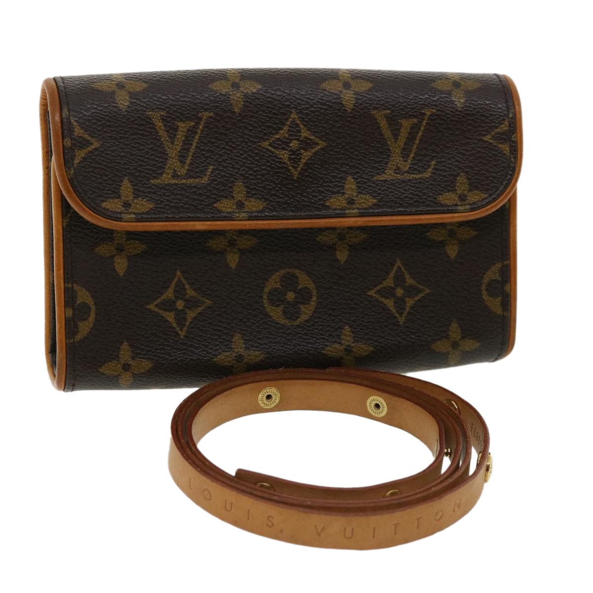 Louis Vuitton Pochette Florentine Brown Canvas Shoulder Bag (Pre-Owned) Size ONE SIZE - 4 Thumbnail