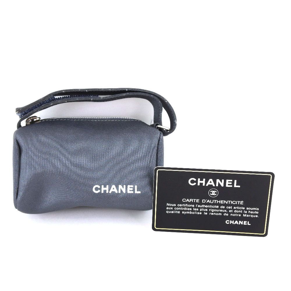 Chanel Grey Synthetic Clutch Bag (Pre-Owned) Size ONE SIZE - 9 Thumbnail