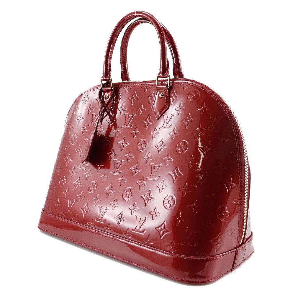 Louis Vuitton Alma Red Patent Leather Handbag (Pre-Owned) Size ONE SIZE - 3 Thumbnail
