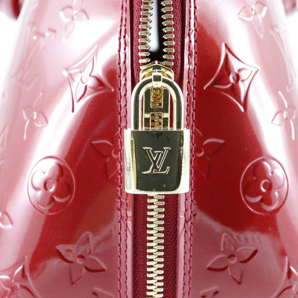 Louis Vuitton Alma Red Patent Leather Handbag (Pre-Owned) Size ONE SIZE - 8 Thumbnail