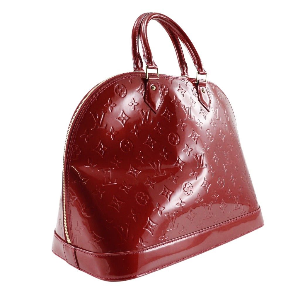 Louis Vuitton Alma Red Patent Leather Handbag (Pre-Owned) Size ONE SIZE - 2 Thumbnail