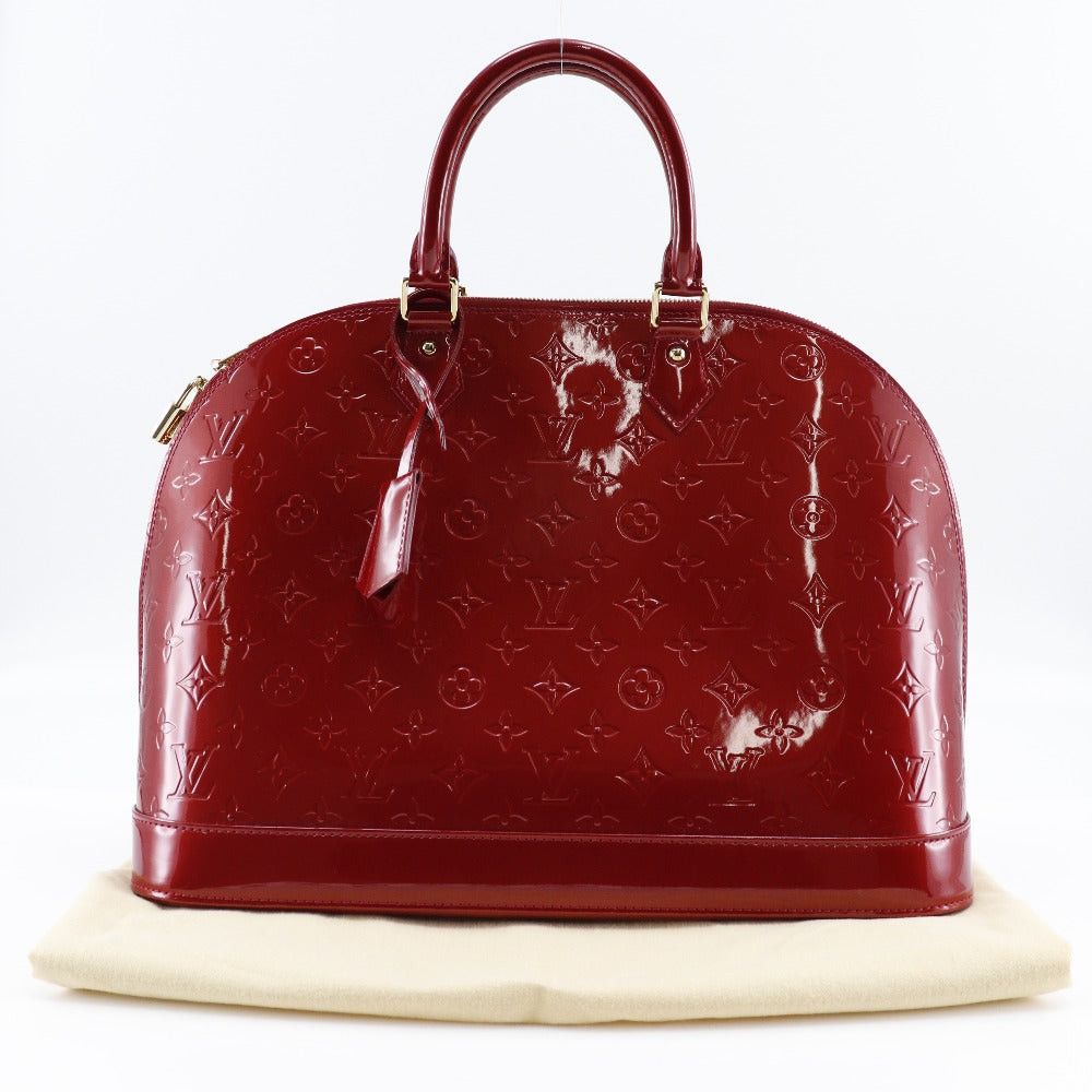 Louis Vuitton Alma Red Patent Leather Handbag (Pre-Owned) Size ONE SIZE - 7 Thumbnail