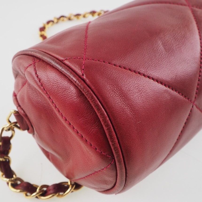 Chanel Red Leather Shoulder Bag (Pre-Owned) Size ONE SIZE - 2 Thumbnail