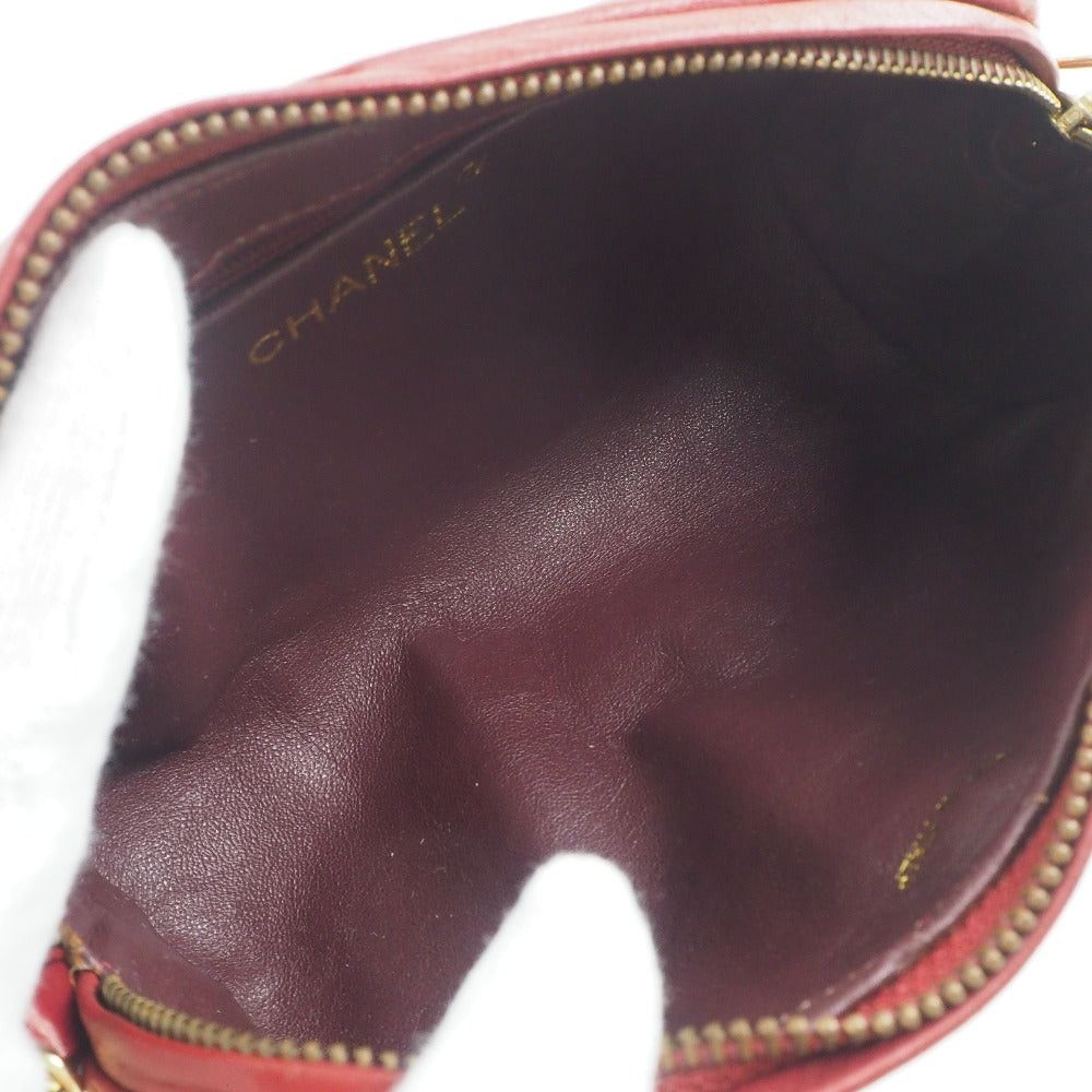 Chanel Red Leather Shoulder Bag (Pre-Owned) Size ONE SIZE - 5 Thumbnail