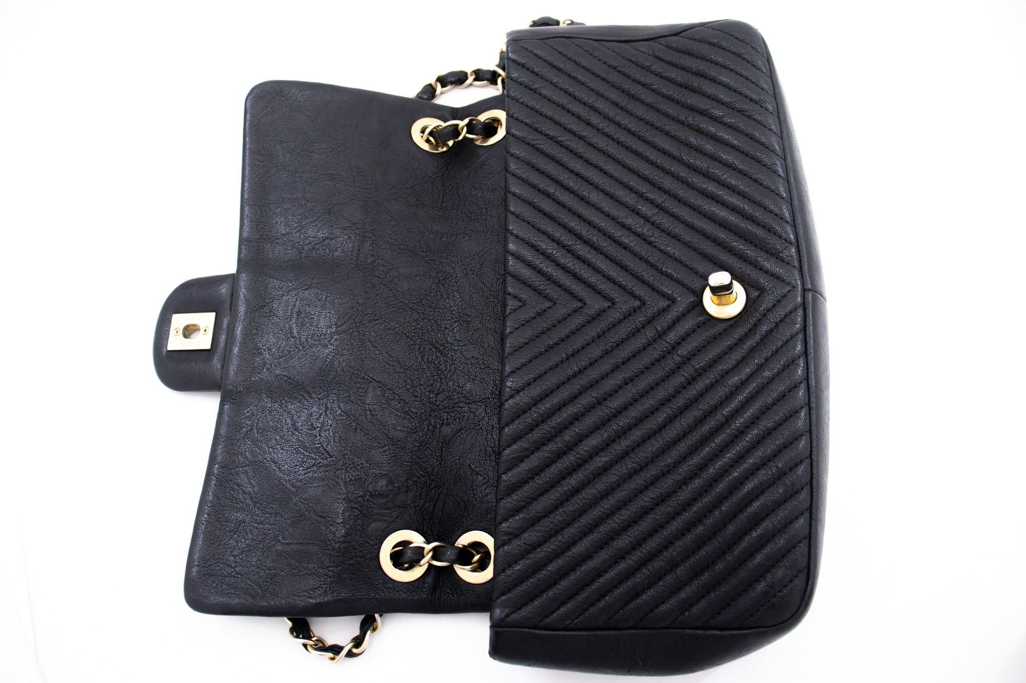 Chanel Timeless Black Leather Shoulder Bag (Pre-Owned) Size ONE SIZE - 11 Thumbnail