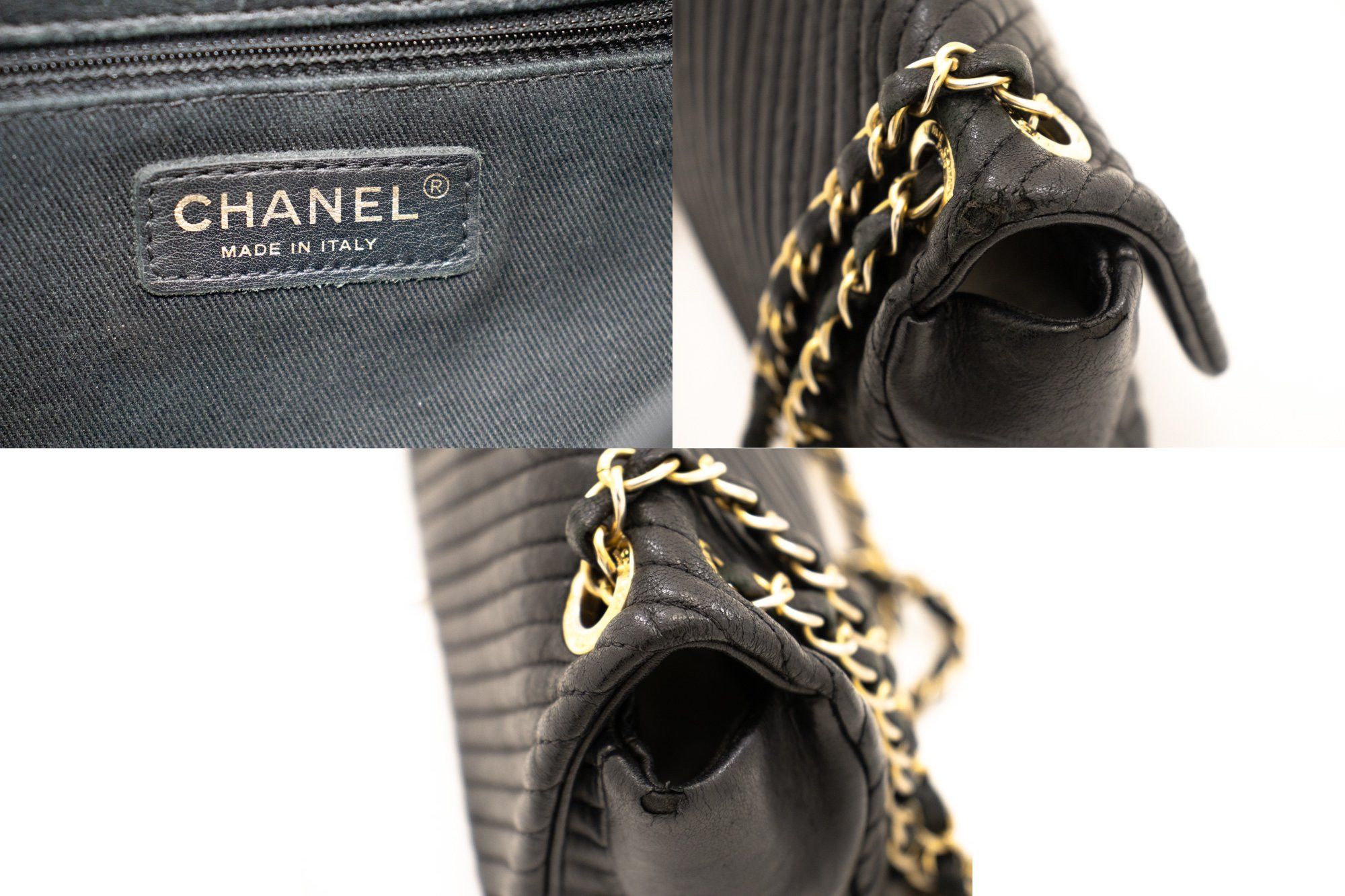 Chanel Timeless Black Leather Shoulder Bag (Pre-Owned) Size ONE SIZE - 12 Thumbnail