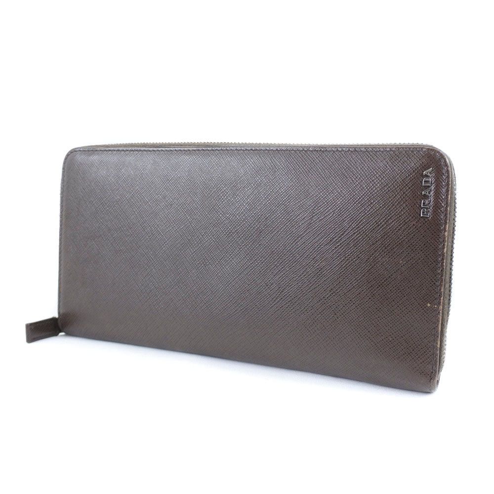 Prada Saffiano Black Leather Wallet (Pre-Owned) Size ONE SIZE - 3 Thumbnail