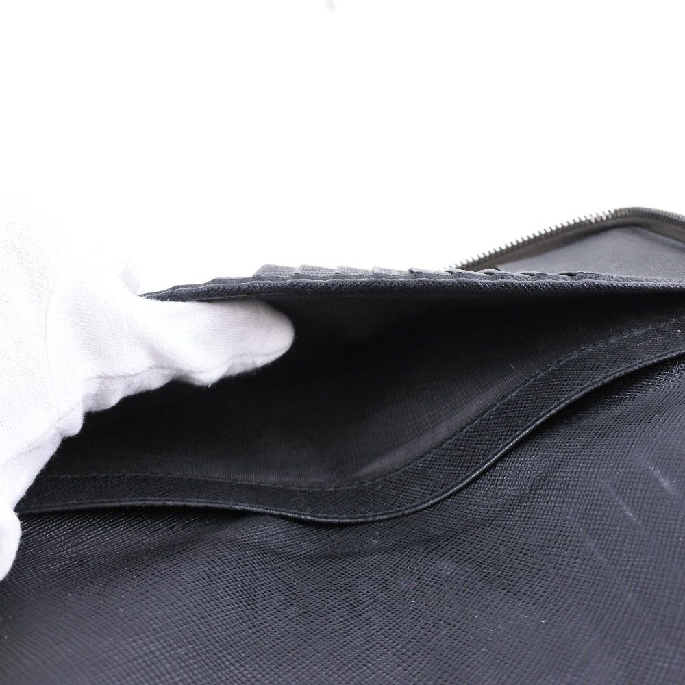Prada Saffiano Black Leather Wallet (Pre-Owned) Size ONE SIZE - 10 Thumbnail