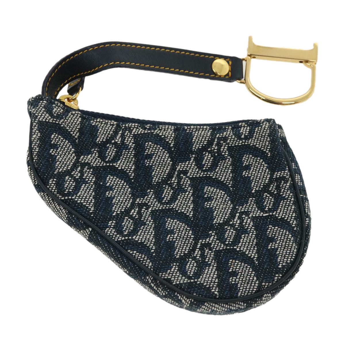 Dior Saddle Navy Canvas Wallet (Pre-Owned) Size ONE SIZE - 6 Thumbnail