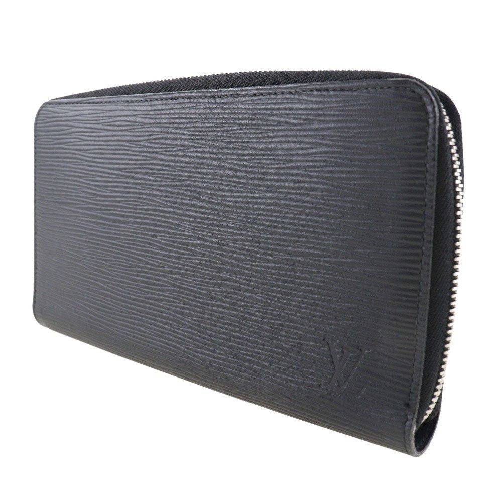 Louis Vuitton Zippy Organizer Black Leather Wallet (Pre-Owned) Size ONE SIZE - 3 Thumbnail