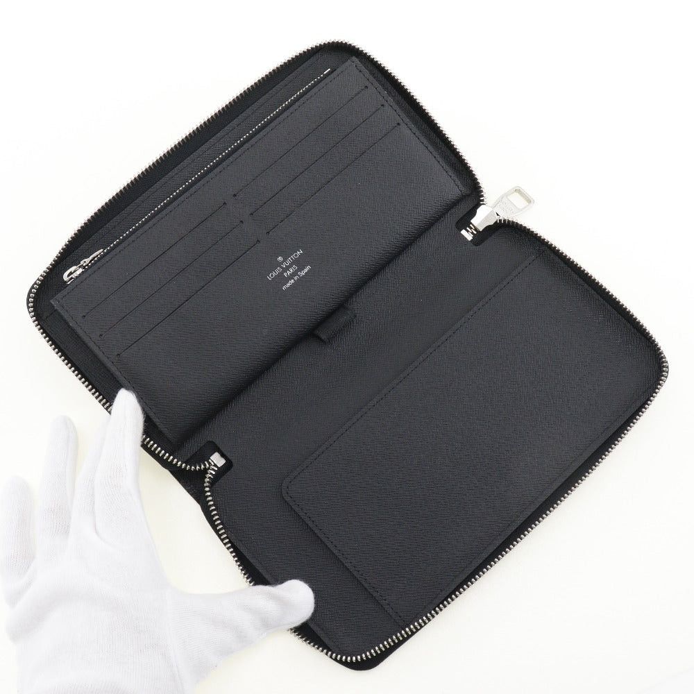 Louis Vuitton Zippy Organizer Black Leather Wallet (Pre-Owned) Size ONE SIZE - 4 Thumbnail