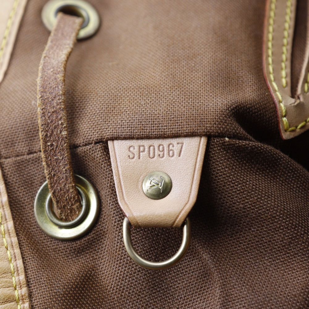 Louis Vuitton Montsouris Brown Canvas Backpack Bag (Pre-Owned) Size ONE SIZE - 6 Thumbnail