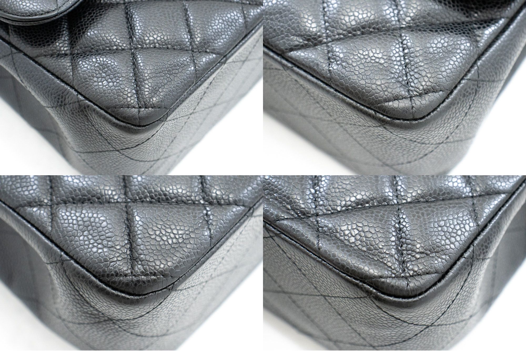Chanel Classic Flap Black Leather Shoulder Bag (Pre-Owned) Size ONE SIZE - 10 Thumbnail