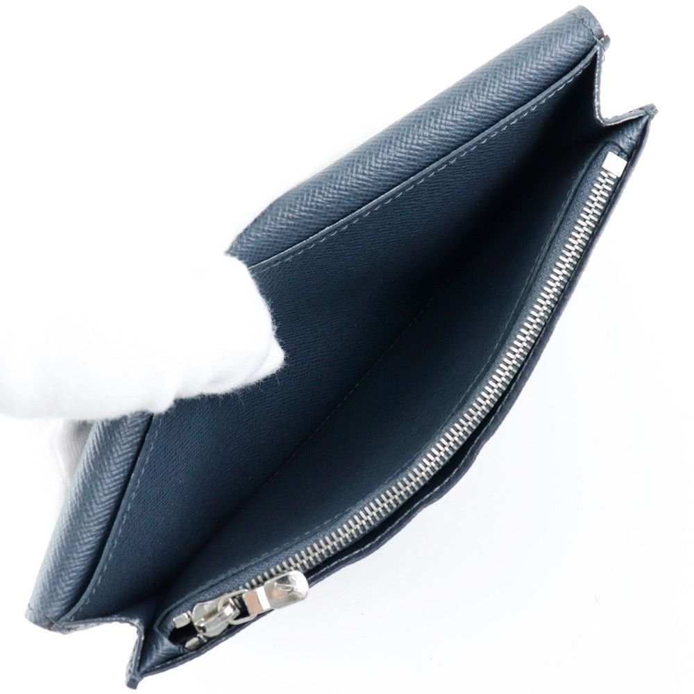 Louis Vuitton Brazza Navy Leather Wallet (Pre-Owned) Size ONE SIZE - 5 Thumbnail