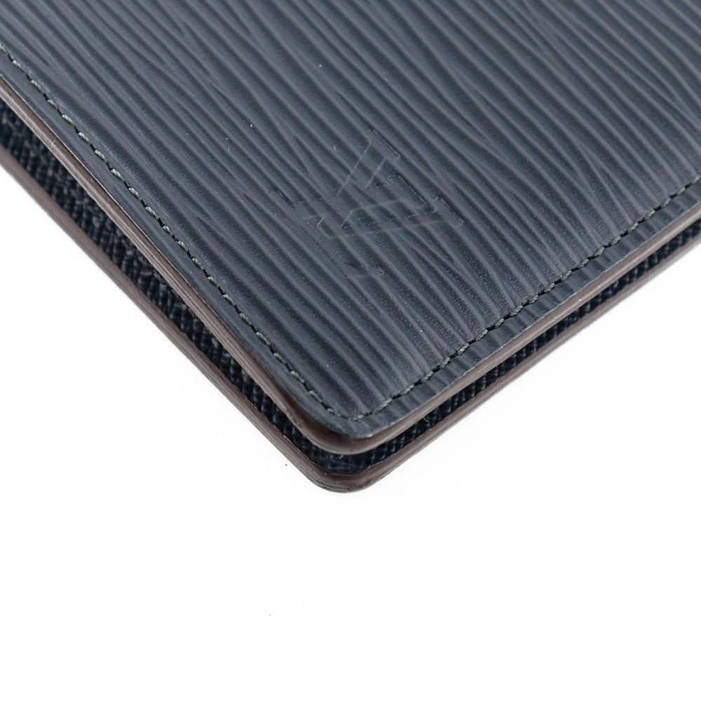 Louis Vuitton Brazza Navy Leather Wallet (Pre-Owned) Size ONE SIZE - 10 Thumbnail
