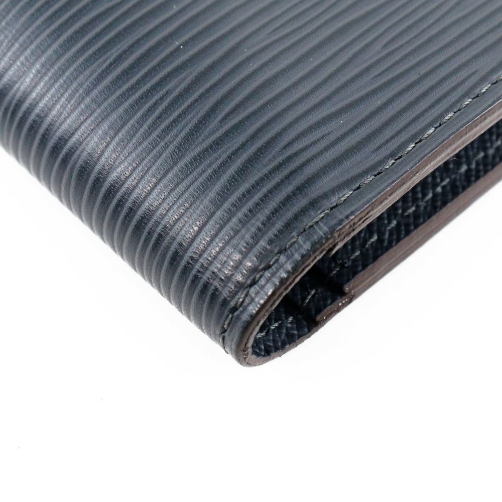 Louis Vuitton Brazza Navy Leather Wallet (Pre-Owned) Size ONE SIZE - 9 Thumbnail